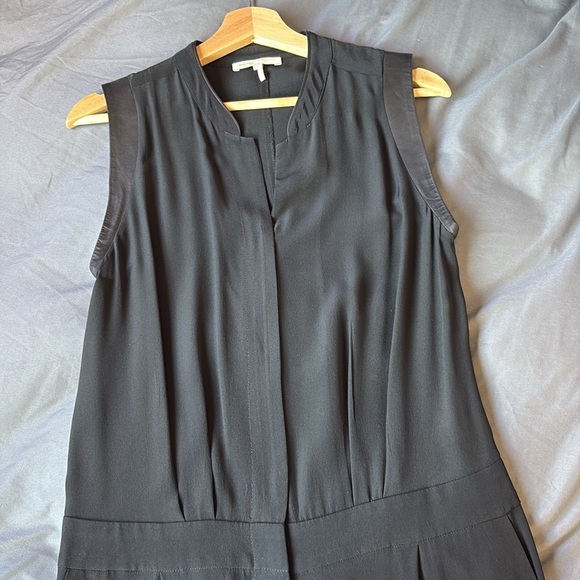 Maje Silk Jumper with leather trim at shoulder Size 1 - Picture 12 of 14